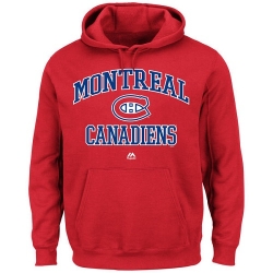 NHL Montreal Canadiens Majestic Heart & Soul Hoodie - Red