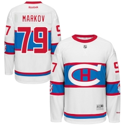 Andrei Markov Reebok Montreal Canadiens Authentic White 2016 Winter Classic NHL Jersey
