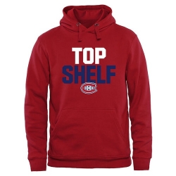 NHL Montreal Canadiens Top Shelf Pullover Hoodie - Red