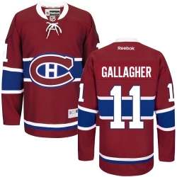Brendan Gallagher Reebok Montreal Canadiens Authentic Red Home NHL Jersey