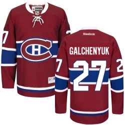 Alex Galchenyuk Reebok Montreal Canadiens Authentic Red Home NHL Jersey
