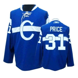 Carey Price Youth Reebok Montreal Canadiens Premier Blue Third NHL Jersey