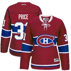 Carey Price Women's Reebok Montreal Canadiens Premier Red Home NHL Jersey