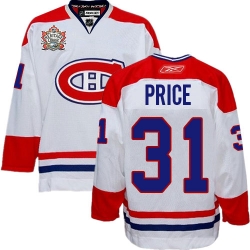 Carey Price Reebok Montreal Canadiens Authentic White Heritage Classic Style NHL Jersey