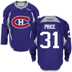 Carey Price Reebok Montreal Canadiens Premier Purple Practice NHL Jersey
