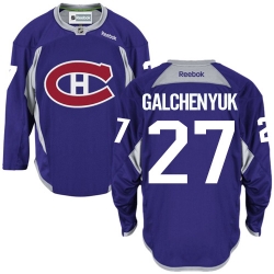 Alex Galchenyuk Reebok Montreal Canadiens Authentic Purple Practice NHL Jersey