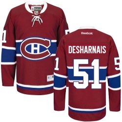 David Desharnais Reebok Montreal Canadiens Premier Red Home NHL Jersey