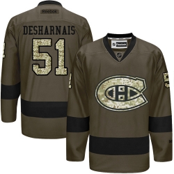 David Desharnais Reebok Montreal Canadiens Authentic Green Salute to Service NHL Jersey