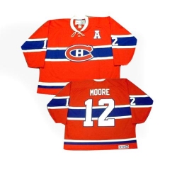 Dickie Moore CCM Montreal Canadiens Premier Red Throwback NHL Jersey