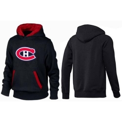 NHL Montreal Canadiens Big & Tall Logo Pullover Hoodie - Black/Red