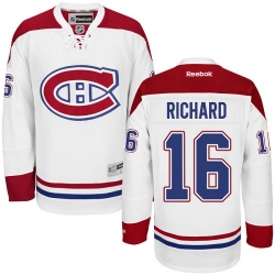 Henri Richard Reebok Montreal Canadiens Authentic White Away NHL Jersey