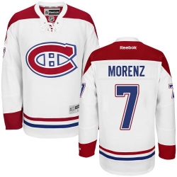 Howie Morenz Reebok Montreal Canadiens Authentic White Away NHL Jersey
