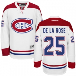 Jacob De La Rose Reebok Montreal Canadiens Premier White Away Jersey