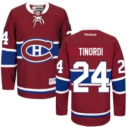 Jarred Tinordi Reebok Montreal Canadiens Authentic Red Home NHL Jersey