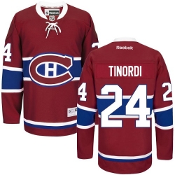 Jarred Tinordi Reebok Montreal Canadiens Authentic Red Home NHL Jersey