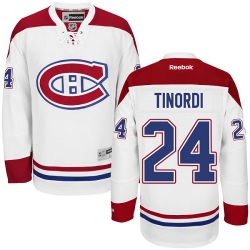 Jarred Tinordi Reebok Montreal Canadiens Authentic White Away NHL Jersey