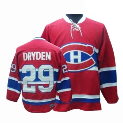 Ken Dryden CCM Montreal Canadiens Authentic Red Throwback NHL Jersey