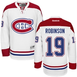 Larry Robinson Reebok Montreal Canadiens Authentic White Away NHL Jersey
