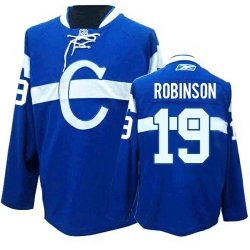 Larry Robinson Reebok Montreal Canadiens Authentic Blue Third NHL Jersey