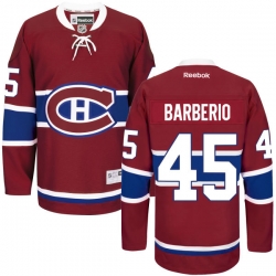 Mark Barberio Reebok Montreal Canadiens Premier Red Home Jersey