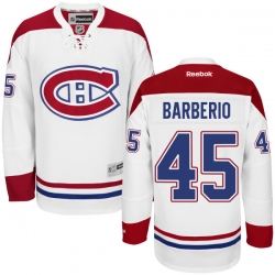 Mark Barberio Reebok Montreal Canadiens Premier White Away Jersey