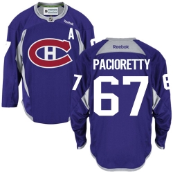 Max Pacioretty Reebok Montreal Canadiens Authentic Purple Practice NHL Jersey