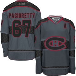 Max Pacioretty Reebok Montreal Canadiens Premier Charcoal Cross Check Fashion NHL Jersey