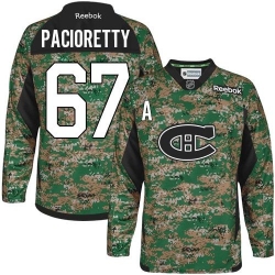 Max Pacioretty Reebok Montreal Canadiens Authentic Camo Veterans Day Practice NHL Jersey
