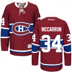 Michael McCarron Reebok Montreal Canadiens Premier Red Home Jersey