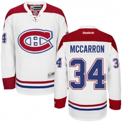 Michael McCarron Youth Reebok Montreal Canadiens Premier White Away Jersey