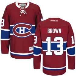 Mike Brown Youth Reebok Montreal Canadiens Premier Red Home Jersey