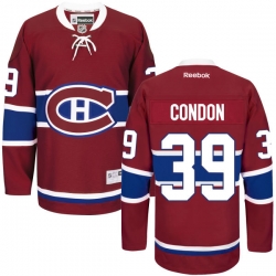 Mike Condon Reebok Montreal Canadiens Authentic Red Home Jersey