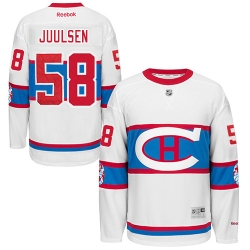 Noah Juulsen Reebok Montreal Canadiens Premier White 2016 Winter Classic NHL Jersey