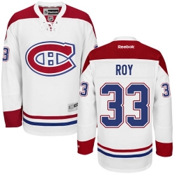 Patrick Roy Reebok Montreal Canadiens Authentic White Away NHL Jersey