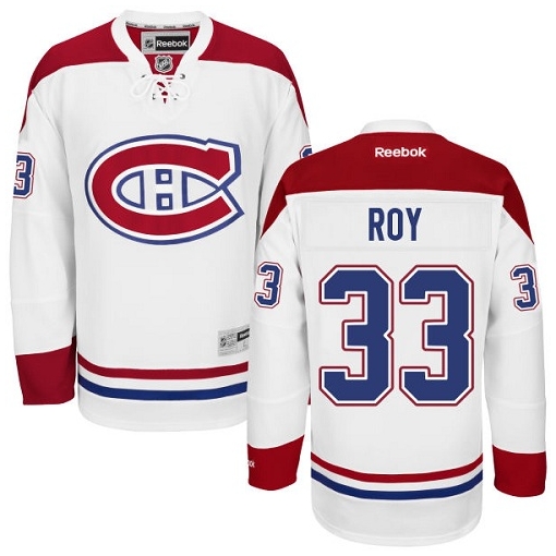 Patrick Roy Reebok Montreal Canadiens Premier White Away NHL Jersey