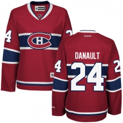 Phillip Danault Women's Reebok Montreal Canadiens Premier Red Home Jersey