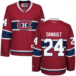 Phillip Danault Women's Reebok Montreal Canadiens Authentic Red Home Jersey