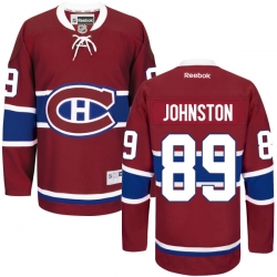 Ryan Johnston Youth Reebok Montreal Canadiens Premier Red Home Jersey