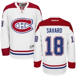 Serge Savard Reebok Montreal Canadiens Authentic White Away NHL Jersey