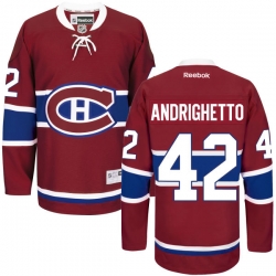 Sven Andrighetto Reebok Montreal Canadiens Premier Red Home Jersey