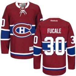 Zachary Fucale Reebok Montreal Canadiens Premier Red Home Jersey