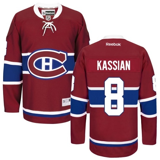 Zack Kassian Reebok Montreal Canadiens Premier Red Home NHL Jersey