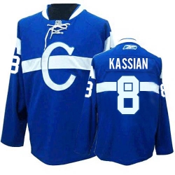 Zack Kassian Reebok Montreal Canadiens Authentic Blue Third NHL Jersey