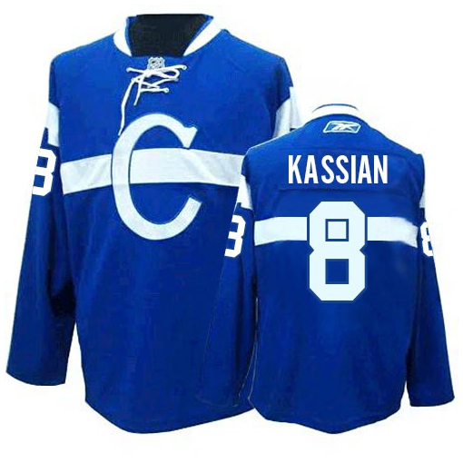 Zack Kassian Reebok Montreal Canadiens Premier Blue Third NHL Jersey