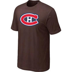 NHL Montreal Canadiens Big & Tall Logo T-Shirt - Brown