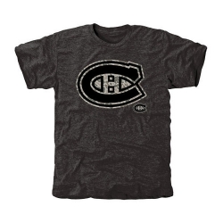NHL Montreal Canadiens Black Rink Warrior Tri-Blend T-Shirt