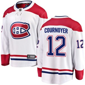 Yvan Cournoyer Men's Fanatics Branded Montreal Canadiens Breakaway White Away Jersey