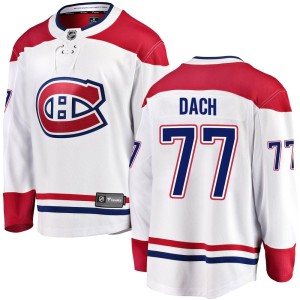 Kirby Dach Men's Fanatics Branded Montreal Canadiens Breakaway White Away Jersey