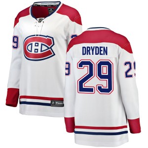 Ken Dryden Women's Fanatics Branded Montreal Canadiens Breakaway White Away Jersey