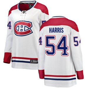 Jordan Harris Women's Fanatics Branded Montreal Canadiens Breakaway White Away Jersey